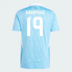 Maglia Calcio Belgio Bakayoko #19 Europei 2024 Trasferta Uomo