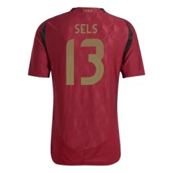 Maglia Calcio Belgio Sels #13 Europei 2024 Prima Uomo