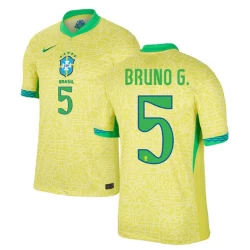 Maglia Calcio Brasile Bruno G. #5 Copa America 2024 Prima Uomo