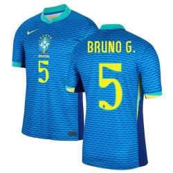 Maglia Calcio Brasile Bruno G. #5 Copa America 2024 Trasferta Uomo