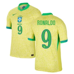 Maglia Calcio Brasile Cristiano Ronaldo #9 Copa America 2024 Prima Uomo