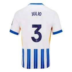 Maglia Calcio Brighton Hove Albion Julio #3 2024-25 Prima Uomo