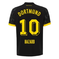 Maglia Calcio BVB Borussia Dortmund 2023-24 Eden Hazard #10 Trasferta Uomo