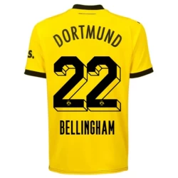 Maglia Calcio BVB Borussia Dortmund Jude Bellingham #22 2023-24 Prima Uomo