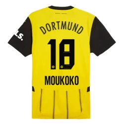 Maglia Calcio BVB Borussia Dortmund Moukoko #18 2024-25 Prima Uomo