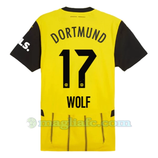 Maglia Calcio BVB Borussia Dortmund Wolf #17 2024-25 Prima Uomo