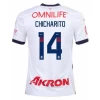 Maglia Calcio CD Guadalajara 2023-24 Chicharito #14 Trasferta Uomo