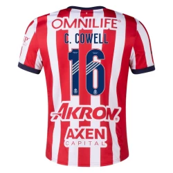 Maglia Calcio CD Guadalajara C. Cowell #16 2024-25 Prima Uomo