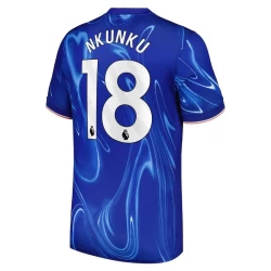 Maglia Calcio Chelsea FC Christopher Nkunku #18 2024-25 Prima Uomo