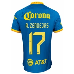 Maglia Calcio Club América 2023-24 A. Zendejas #17 Trasferta Uomo