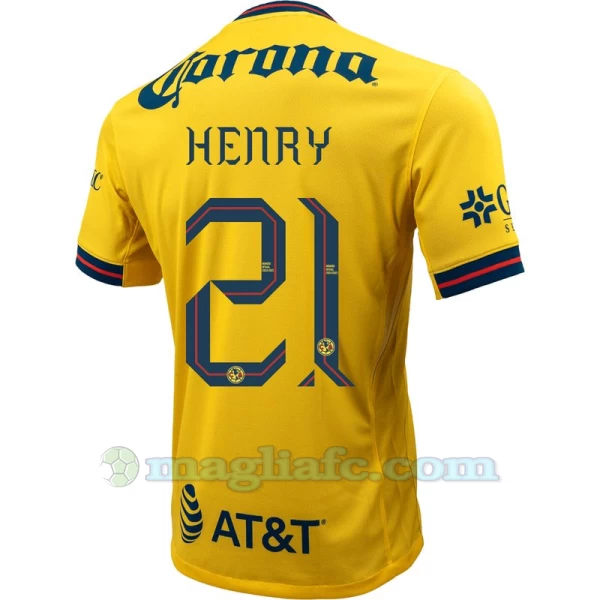 Maglia Calcio Club América Thierry Henry #21 2024-25 Prima Uomo