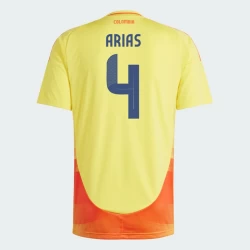 Maglia Calcio Colombia Arias #4 Copa America 2024 Prima Uomo