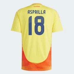 Maglia Calcio Colombia Asprilla #18 Copa America 2024 Prima Uomo