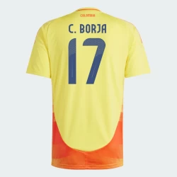 Maglia Calcio Colombia C. Borja #17 Copa America 2024 Prima Uomo