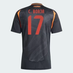 Maglia Calcio Colombia C. Borja #17 Copa America 2024 Trasferta Uomo