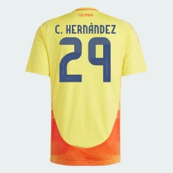 Maglia Calcio Colombia C. Hernandez #29 Copa America 2024 Prima Uomo