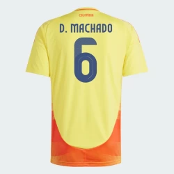 Maglia Calcio Colombia D. Machado #6 Copa America 2024 Prima Uomo