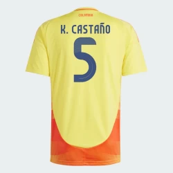 Maglia Calcio Colombia K. Castano #5 Copa America 2024 Prima Uomo