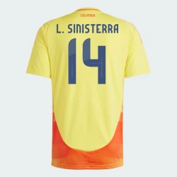 Maglia Calcio Colombia L. Sinisterra #14 Copa America 2024 Prima Uomo