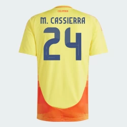 Maglia Calcio Colombia M. Cassierra #24 Copa America 2024 Prima Uomo