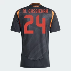 Maglia Calcio Colombia M. Cassierra #24 Copa America 2024 Trasferta Uomo