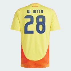 Maglia Calcio Colombia W. Ditta #28 Copa America 2024 Prima Uomo