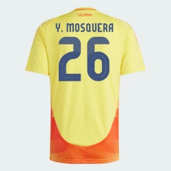 Maglia Calcio Colombia Y. Mosquera #26 Copa America 2024 Prima Uomo