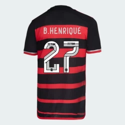 Maglia Calcio CR Flamengo B. Henrique #27 2024-25 Prima Uomo