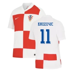 Maglia Calcio Croazia Brozovic #11 Europei 2024 Prima Uomo
