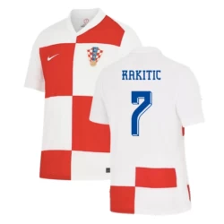 Maglia Calcio Croazia Ivan Rakitic #7 Europei 2024 Prima Uomo