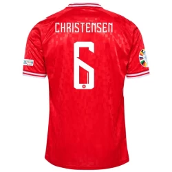Maglia Calcio Danimarca Christensen #6 2024 Prima Uomo