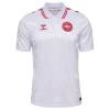 Maglia Calcio Danimarca Maehle #5 Europei 2024 Trasferta Uomo