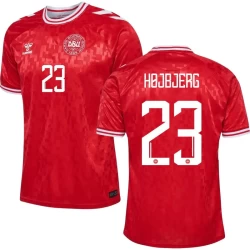 Maglia Calcio Danimarca Hojbjerg #23 Europei 2024 Prima Uomo