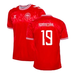 Maglia Calcio Danimarca Rommedahl #19 Europei 2024 Prima Uomo