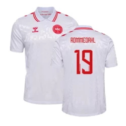 Maglia Calcio Danimarca Rommedahl #19 Europei 2024 Trasferta Uomo