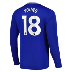 Maglia Calcio Everton FC Young #18 2024-25 Prima Uomo Manica Lunga