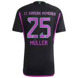 Maglia Calcio FC Bayern München 2023-24 Thomas Müller #25 Trasferta Uomo