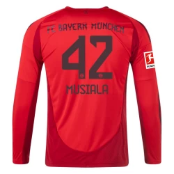 Maglia Calcio FC Bayern München Jamal Musiala #42 2024-25 Prima Uomo Manica Lunga