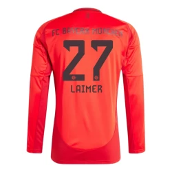 Maglia Calcio FC Bayern München Laimer #27 2024-25 Prima Uomo Manica Lunga