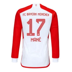 Maglia Calcio FC Bayern München Sadio Mané #17 2023-24 Prima Uomo Manica Lunga