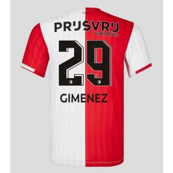 Maglia Calcio Feyenoord Gimenez #29 2023-24 Prima Uomo