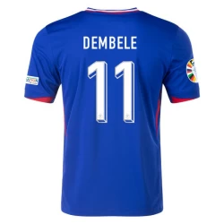 Maglia Calcio Francia Dembele #11 Europei 2024 Prima Uomo