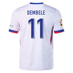 Maglia Calcio Francia Dembele #11 Europei 2024 Trasferta Uomo