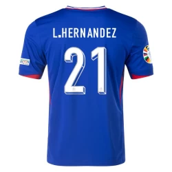 Maglia Calcio Francia L. Hernandez #21 Europei 2024 Prima Uomo
