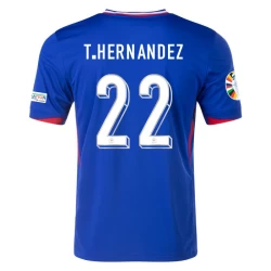 Maglia Calcio Francia T. Hernandez #22 Europei 2024 Prima Uomo
