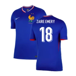 Maglia Calcio Francia Zaire Emery #18 Europei 2024 Prima Uomo