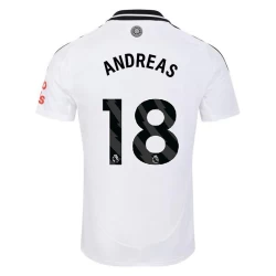 Maglia Calcio Fulham FC Andreas #18 2024-25 Prima Uomo