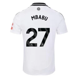 Maglia Calcio Fulham FC Mbabu #27 2024-25 Prima Uomo