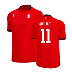 Maglia Calcio Georgia Arveladze #11 Europei 2024 Terza Uomo