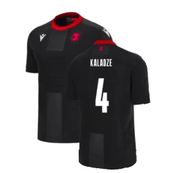 Maglia Calcio Georgia Kaladze #4 Europei 2024 Trasferta Uomo